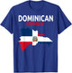 Dominican Republic Flag Idea & Dominican Flag Outfit T-Shirt - T-Shirt | Royal