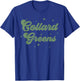 Collard Greens Retro Thanksgiving Food Nutrition Matching T-Shirt - T-Shirt | Royal