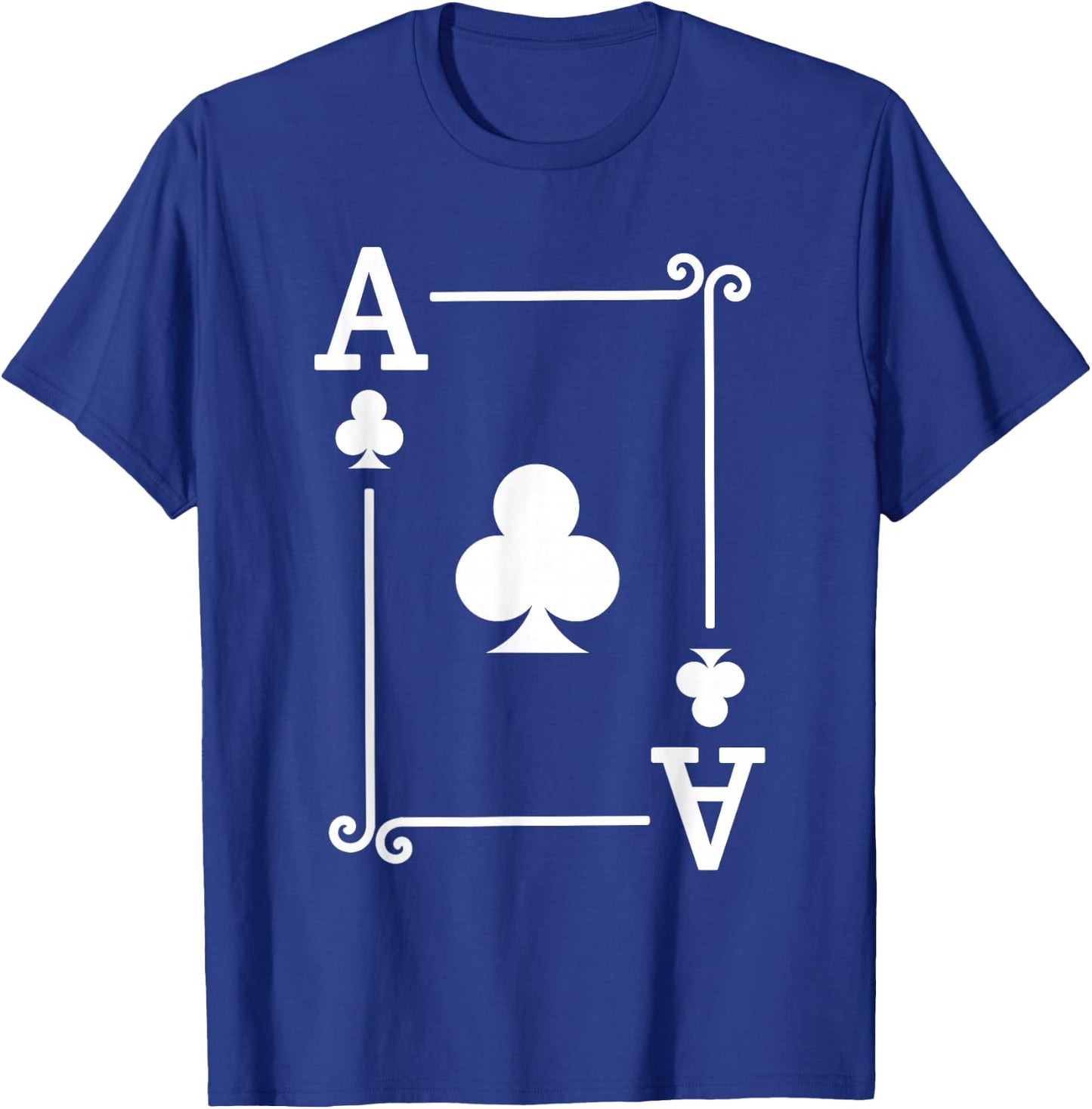 Playing Cards Costume - Ace Clubs Card - Ace Card T-Shirt - T-Shirt | Royal