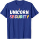 Halloween Mother Daughter Costume Unicorn Security Dad Mom T-Shirt - T-Shirt | Royal