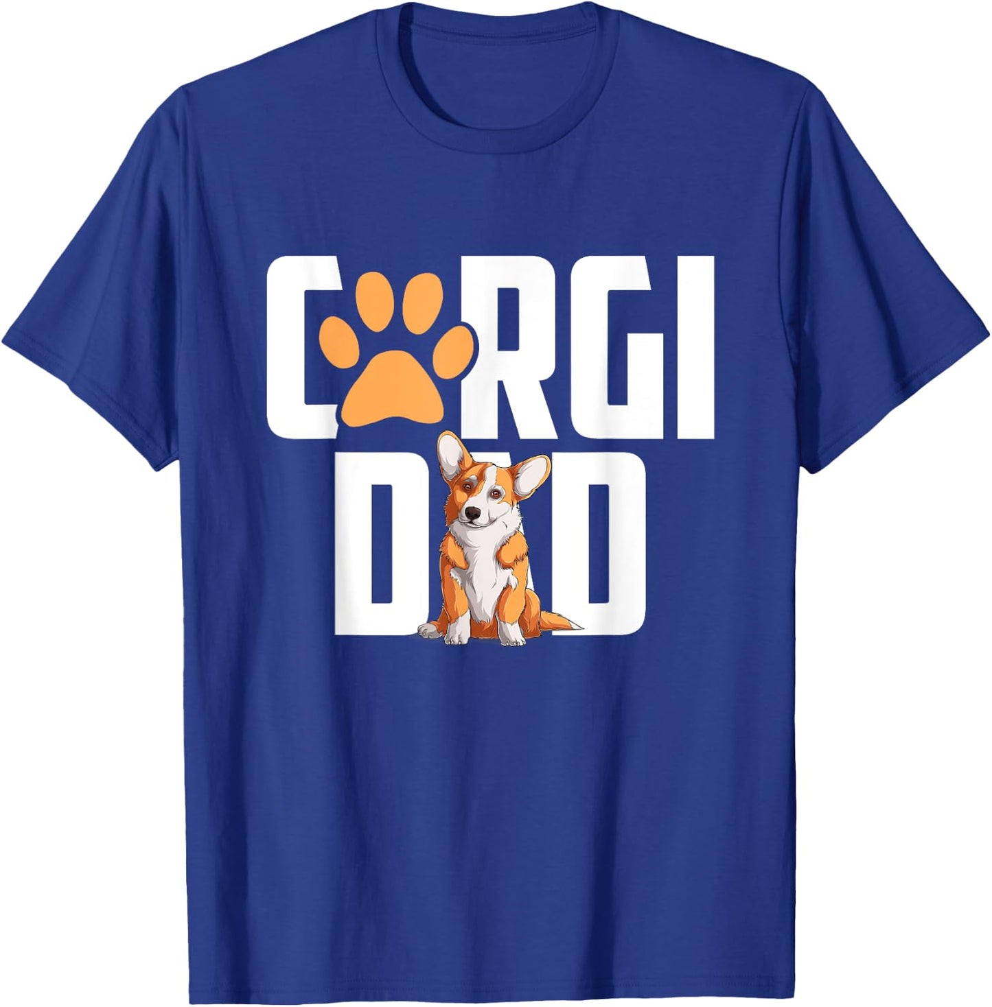 Pembroke Welsh Corgi - Corgi Dad T-Shirt - T-Shirt | Royal
