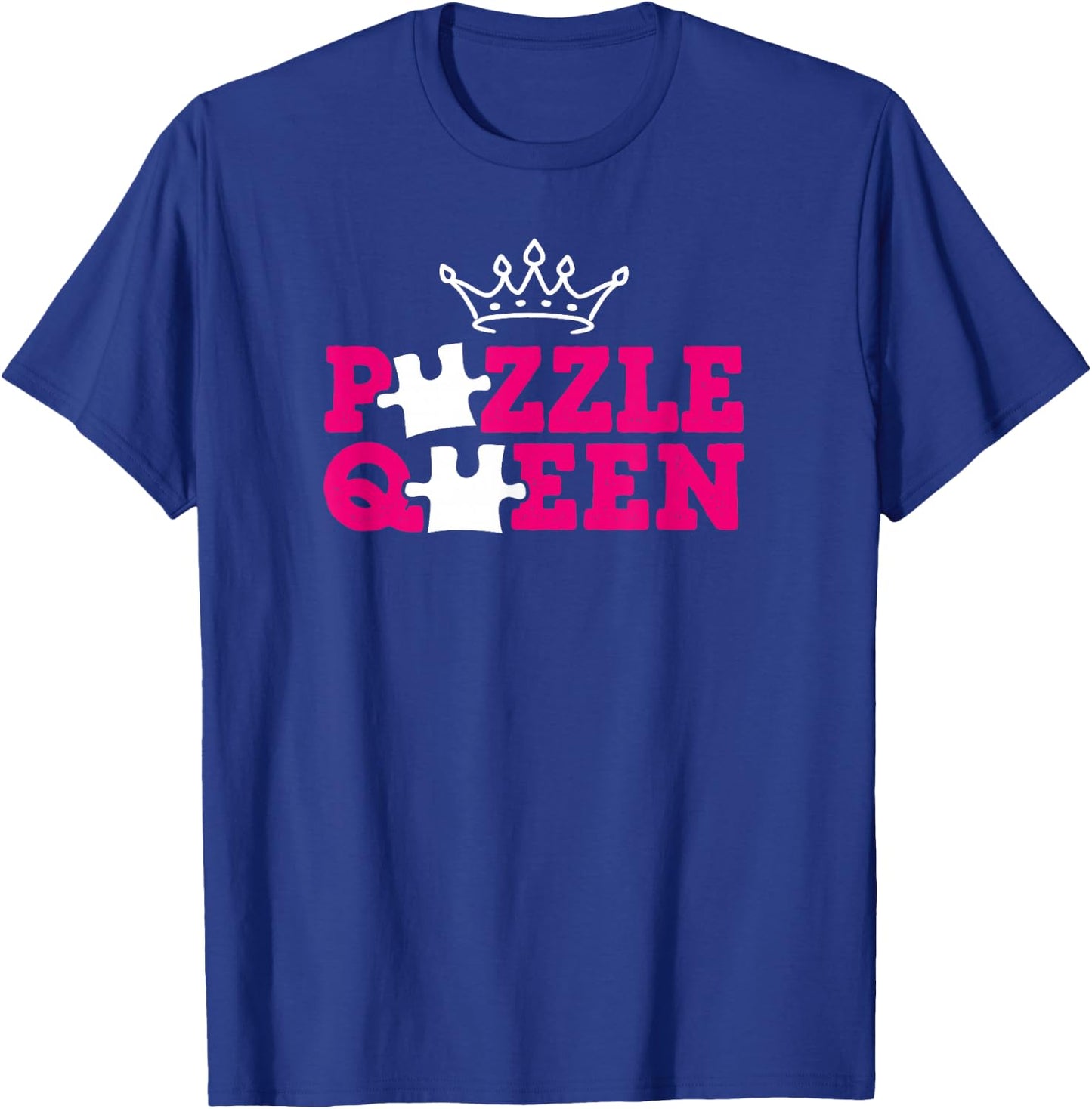 Funny Puzzle Queen Jigsaw Puzzle Lovers Dissectologist Women T-Shirt - T-Shirt | Royal
