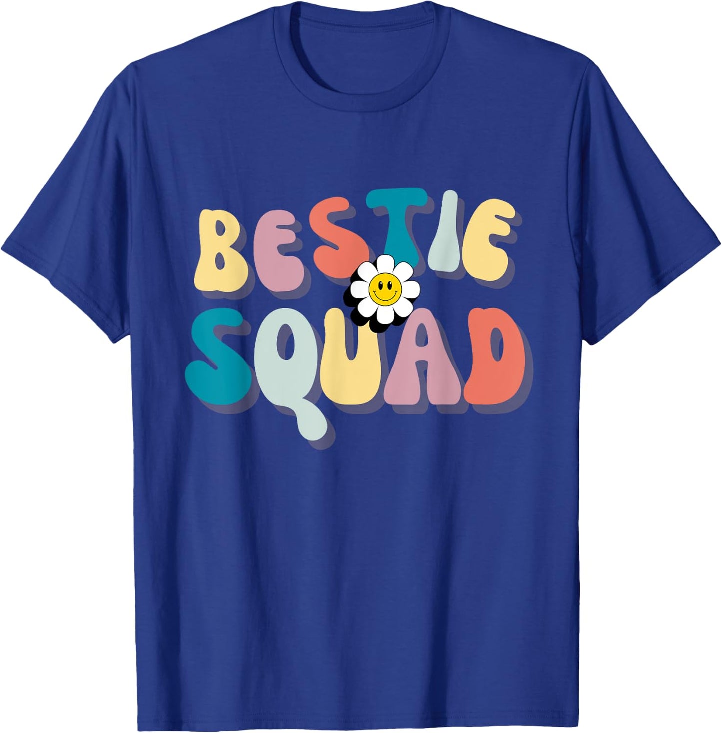 Groovy Bestie Squad Trip Friend Matching Besties Friendship T-Shirt - T-Shirt | Royal