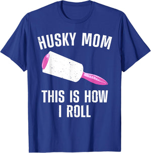 Best Husky Mom Girls Alaskan Siberian Huskies Dog T-Shirt - T-Shirt | Royal