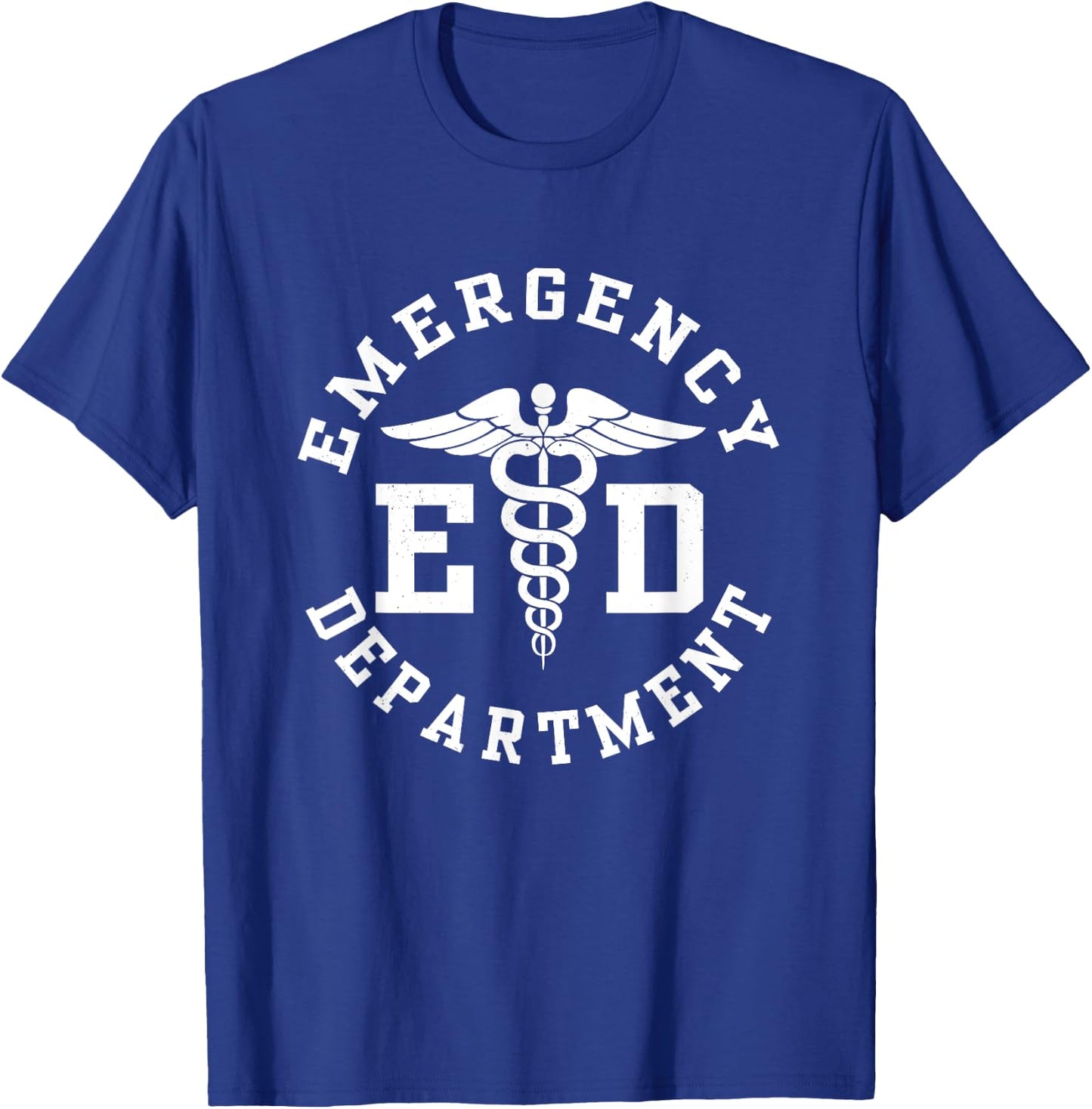 Care Giver RN Emergency Nurse Graduation ED Techs Department T-Shirt - T-Shirt | Royal