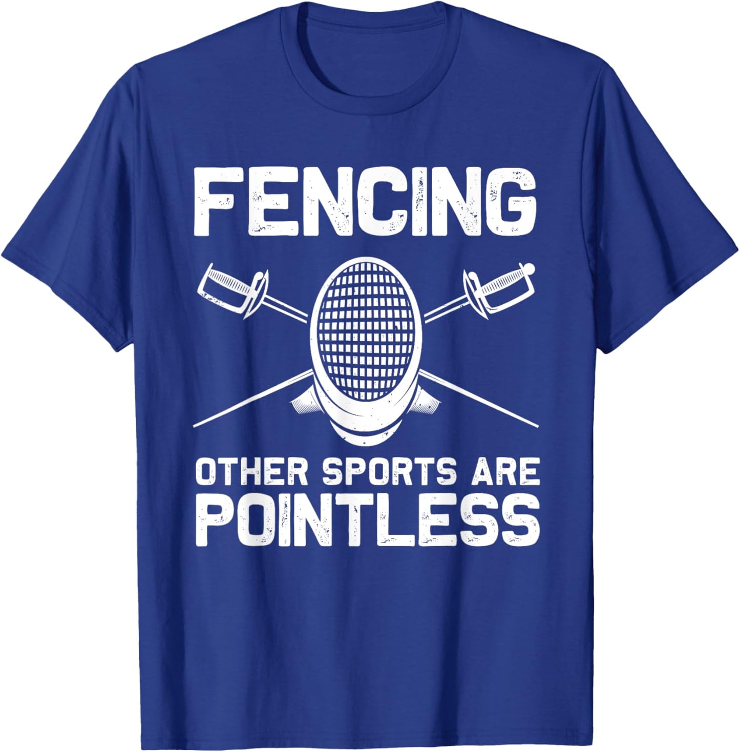 Funny Fencing Design Women Kids Fencing Sport Fencer T-Shirt - T-Shirt | Royal