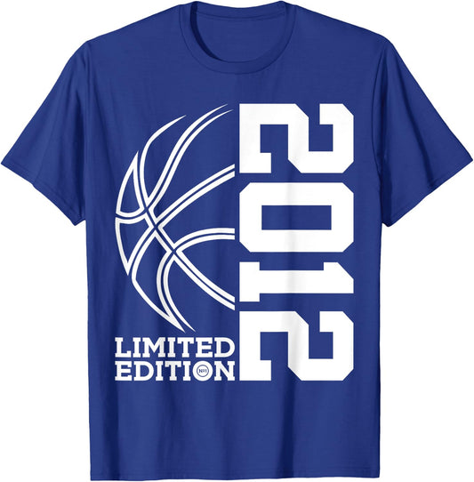 13th BIRTHDAY BASKETBALL LIMITED EDITION 2012 T-Shirt - T-Shirt | Royal