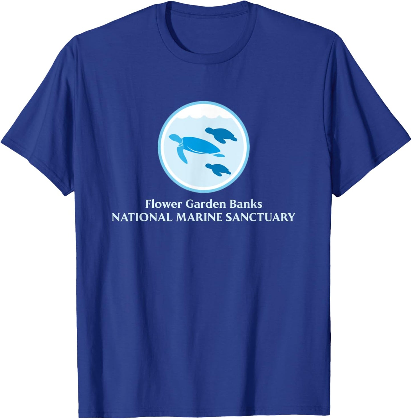 Flower Garden Banks National Marine Sanctuary T-Shirt - T-Shirt | Royal