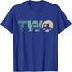 2 Year Old Shirt 2nd Birthday Tractor Farmer Boys Girls Kid T-Shirt - T-Shirt | Royal