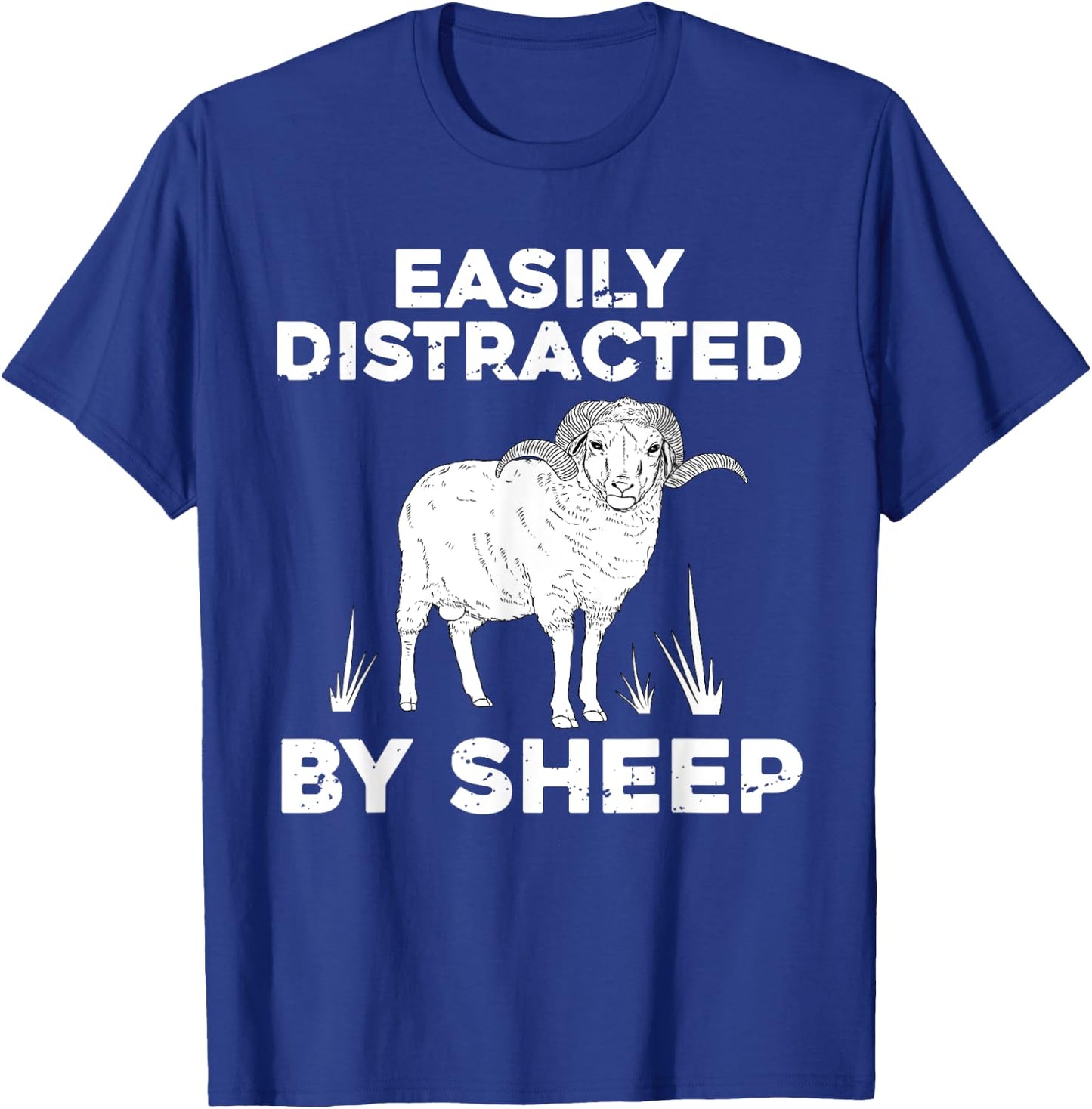 Cute Sheep Women Lamb Farm Animal Farmer Sheep Lover T-Shirt - T-Shirt | Royal