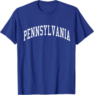 Pennsylvania - Throwback Design - Classic T-Shirt - T-Shirt | Royal