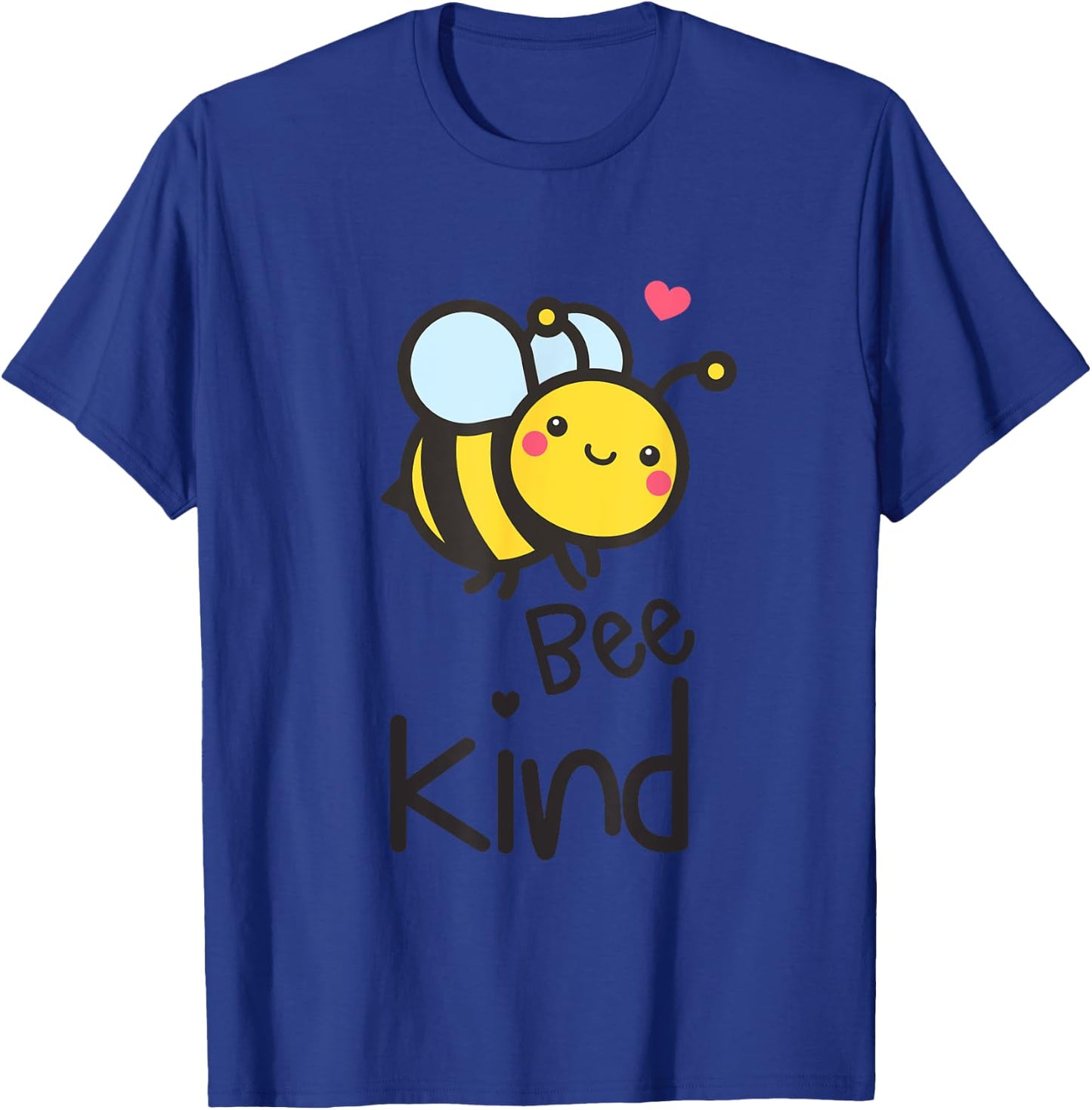 Bee Kind Bumble Bee Anti Bullying Teacher Kindness Matters Women Girls Kids T-Shirt - T-Shirt | Royal
