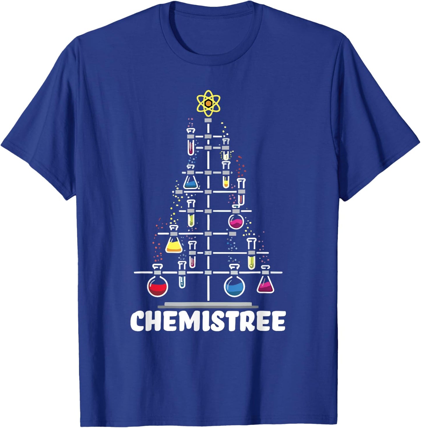 Science Christmas Oh Chemist Tree Chemistree Chemistry T-Shirt - T-Shirt | Royal