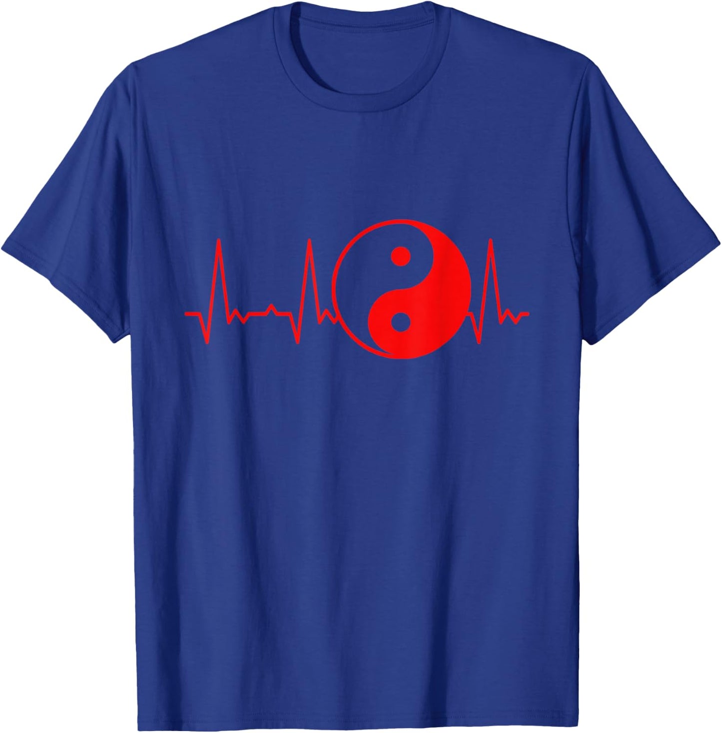 Heartbeat Yin Yang T-Shirt - T-Shirt | Royal