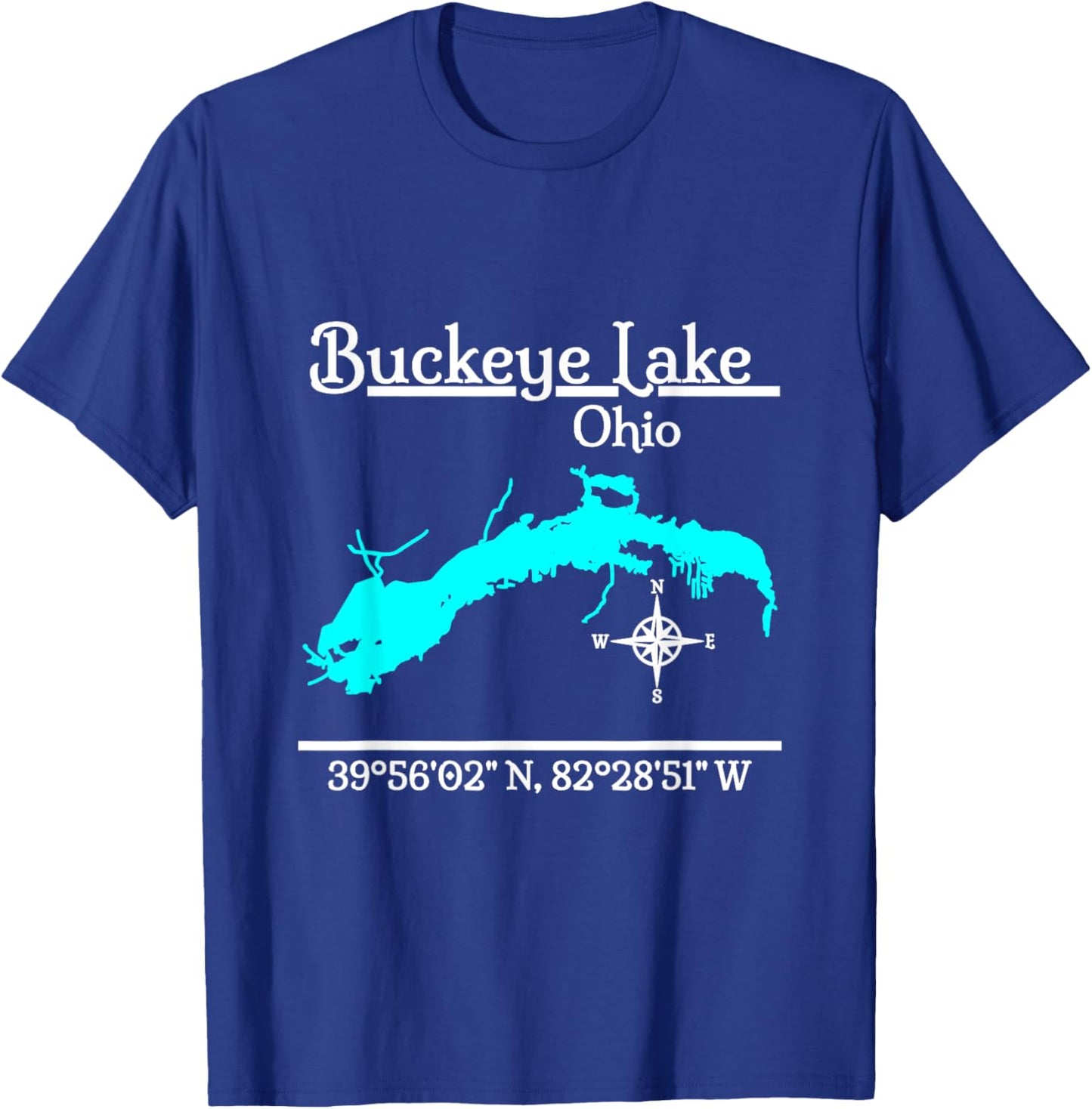 Buckeye Lake - Ohio T-Shirt - T-Shirt | Royal
