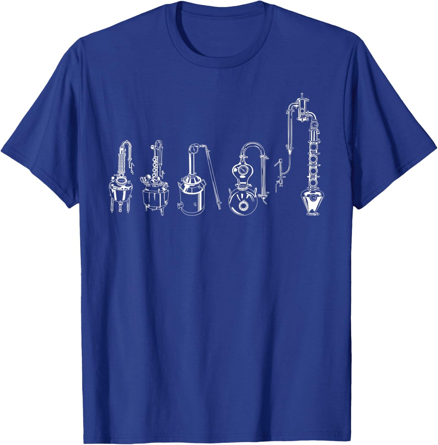 Distillery Evolution Beer Brew Brewery Distiller T-Shirt - T-Shirt | Royal