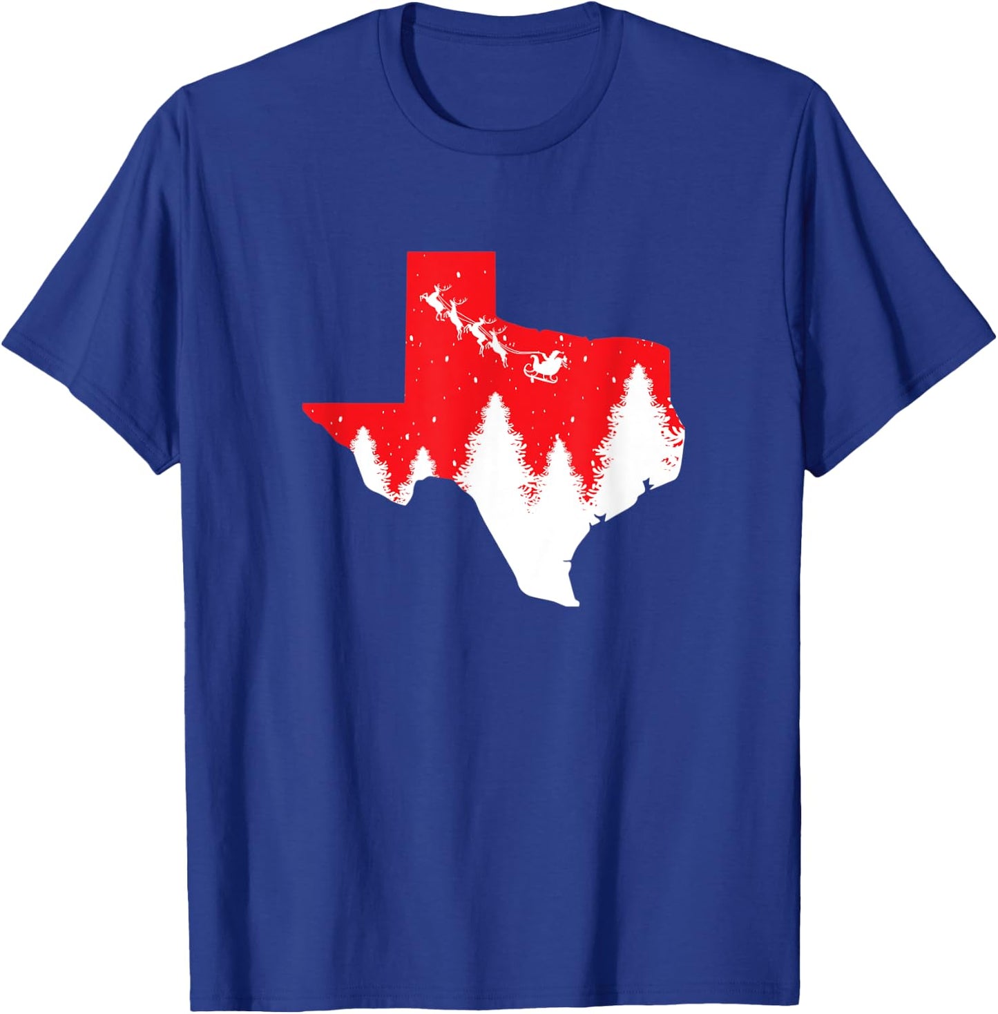 Texas Matching Family Christmas Shirts Pajamas Top T-Shirt - T-Shirt | Royal
