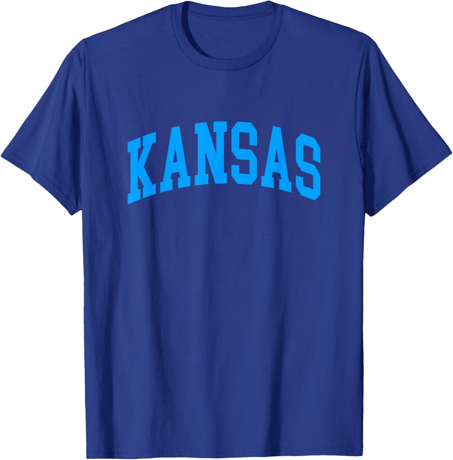 Kansas - Throwback Design - Classic T-Shirt - T-Shirt | Royal