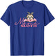 Mama Sloth , I Love Mom, Girls Sloth T-Shirt - T-Shirt | Royal