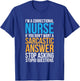 Corrections Nurse Prison Inmates Jail Correctional Nursing T-Shirt - T-Shirt | Royal