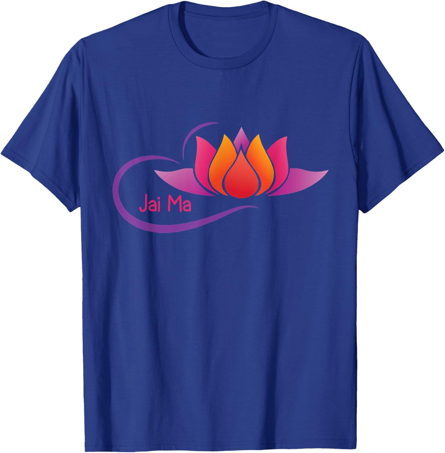 Jai Ma Sanskrit Mantra Meditation Yoga T-Shirt - T-Shirt | Royal