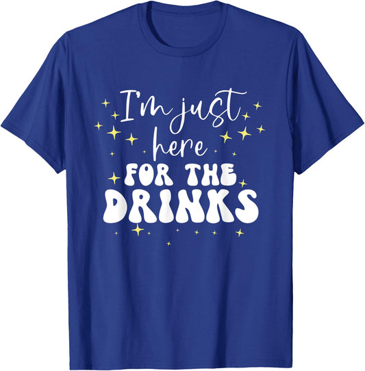 Just Here For The Drinks Halloween Group Matching Costumes T-Shirt - T-Shirt | Royal