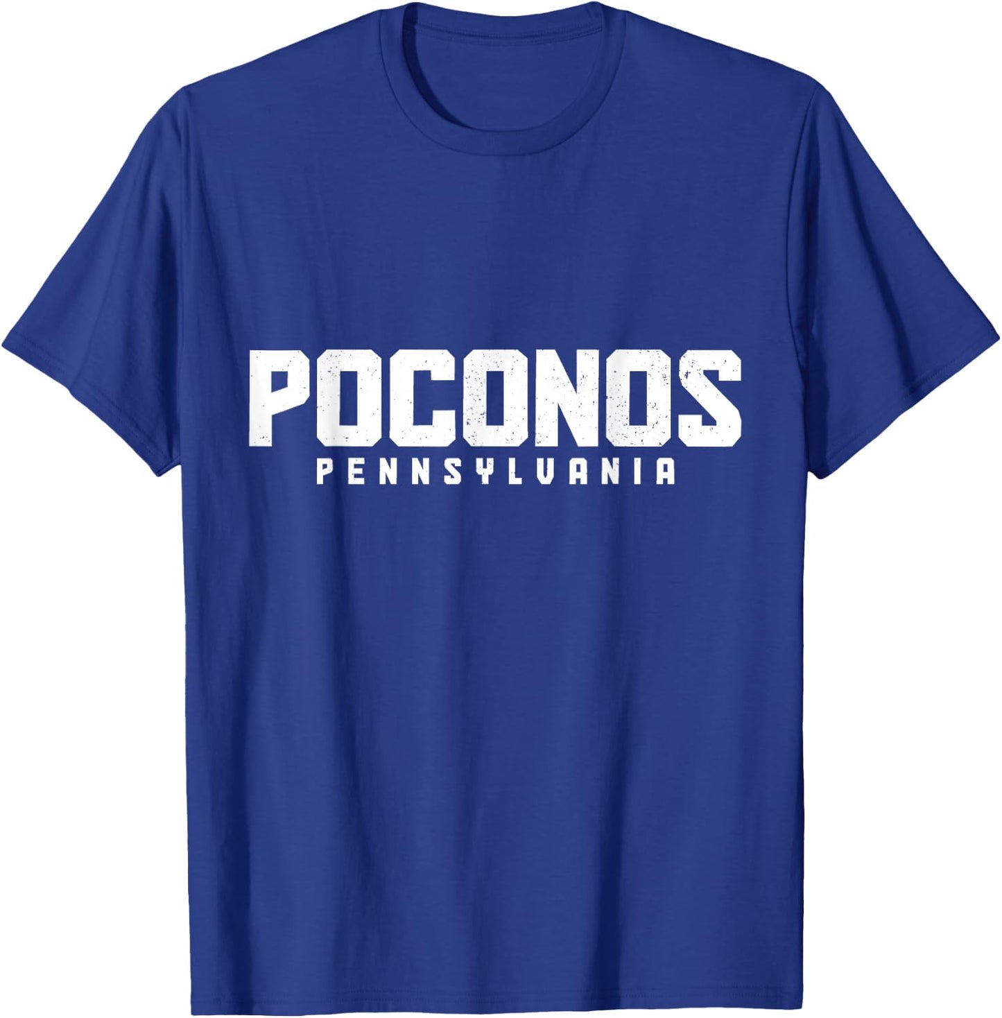Poconos Pennsylvania Vintage Pocono Mountains T-Shirt - T-Shirt | Royal