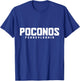Poconos Pennsylvania Vintage Pocono Mountains T-Shirt - T-Shirt | Royal