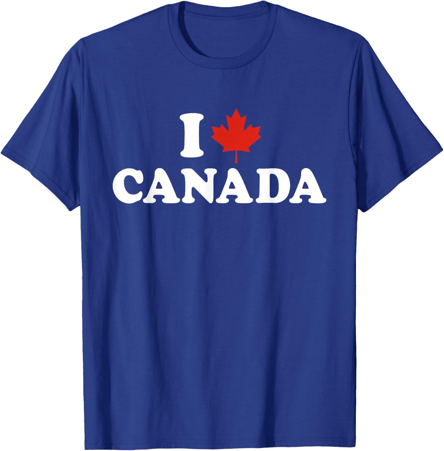 I Love Canada T-Shirt - T-Shirt | Royal