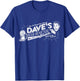 Dave's Beer Removal Service Funny Fathers Day or Birthday T-Shirt - T-Shirt | Royal
