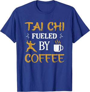 Tai Chi Fueld By Coffee Tai Chi Master Chinese Sport T-Shirt - T-Shirt | Royal