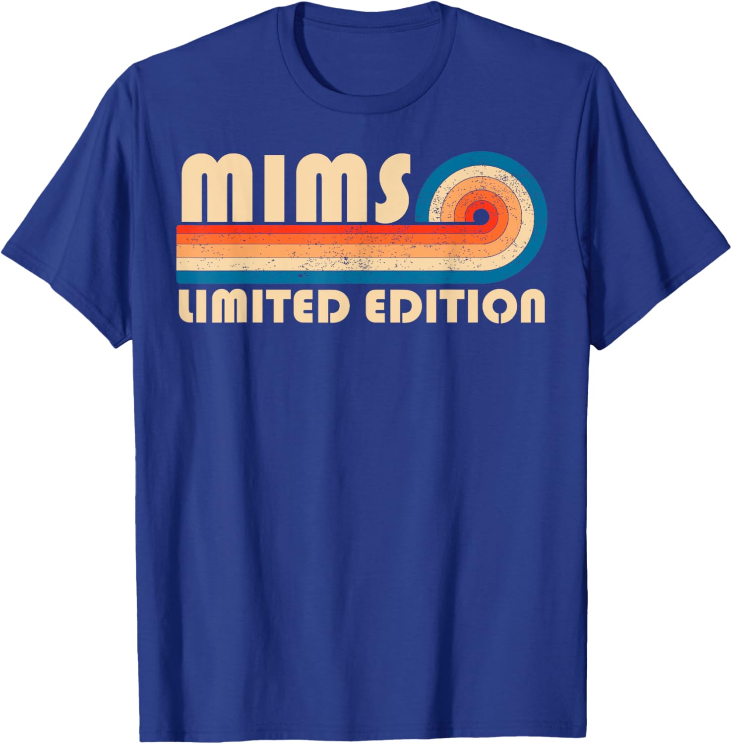 MIMS Surname Retro Vintage 80s 90s Birthday Reunion T-Shirt - T-Shirt | Royal