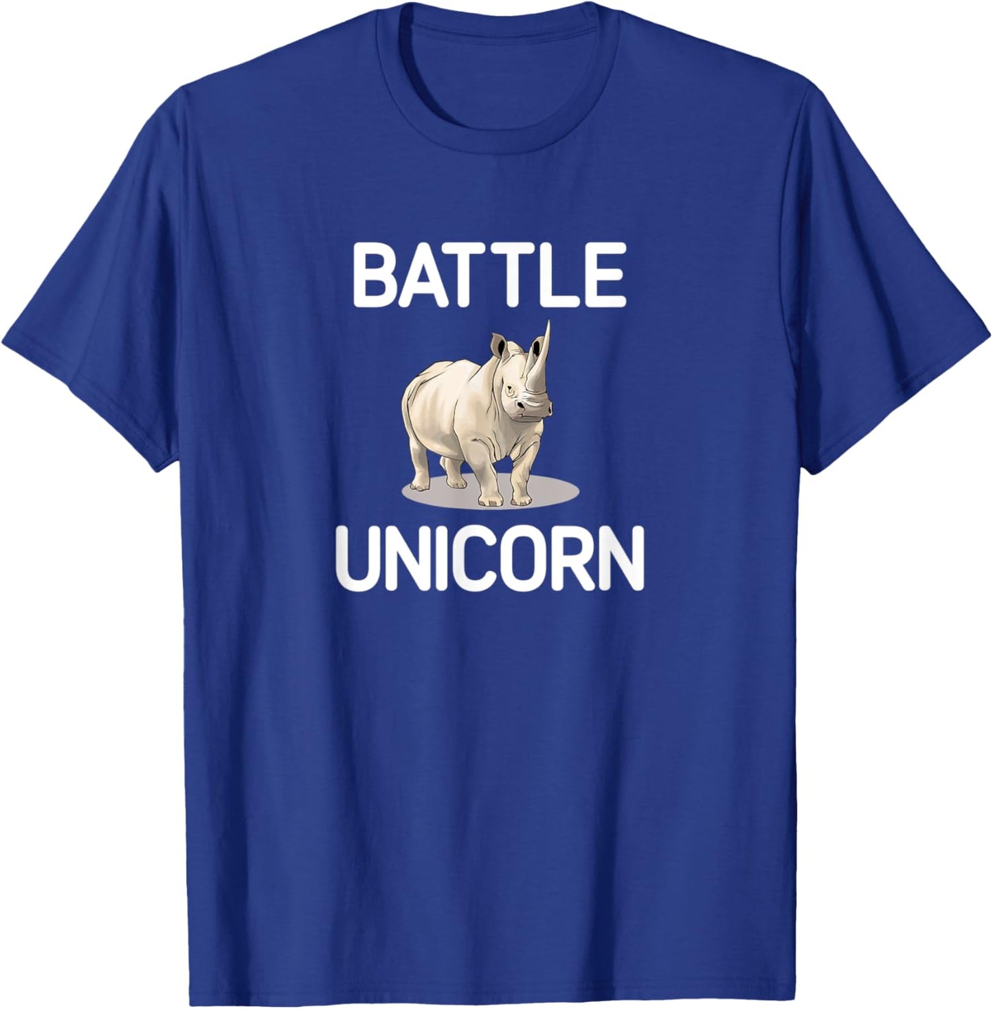 Battle Unicorn, funny, rhinoceros, jokes, sarcastic T-Shirt - T-Shirt | Royal