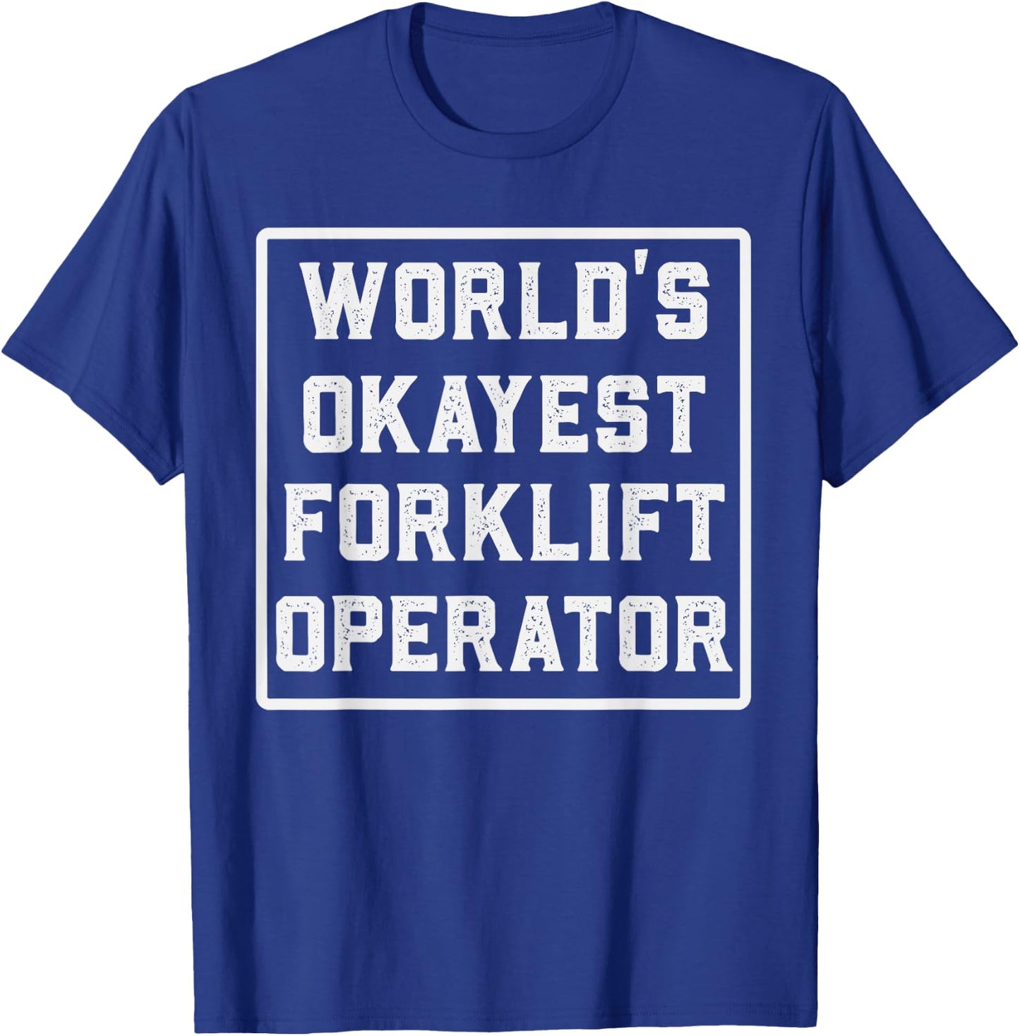 Funny Forklift Art Women Certified Forklift Drivers T-Shirt - T-Shirt | Royal
