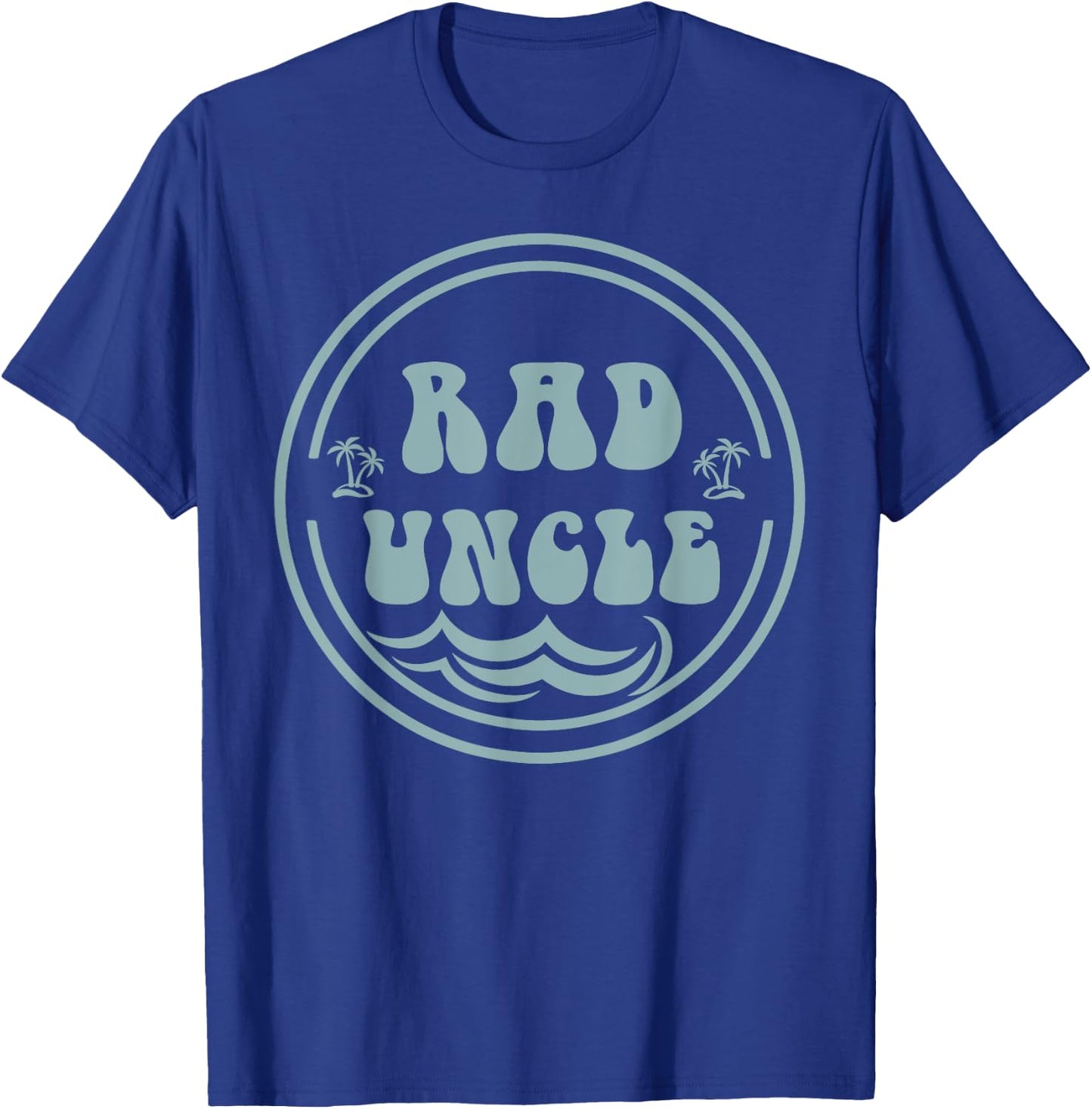 Rad Uncle Surf Matching Birthday The Big One 1st Birthday T-Shirt - T-Shirt | Royal