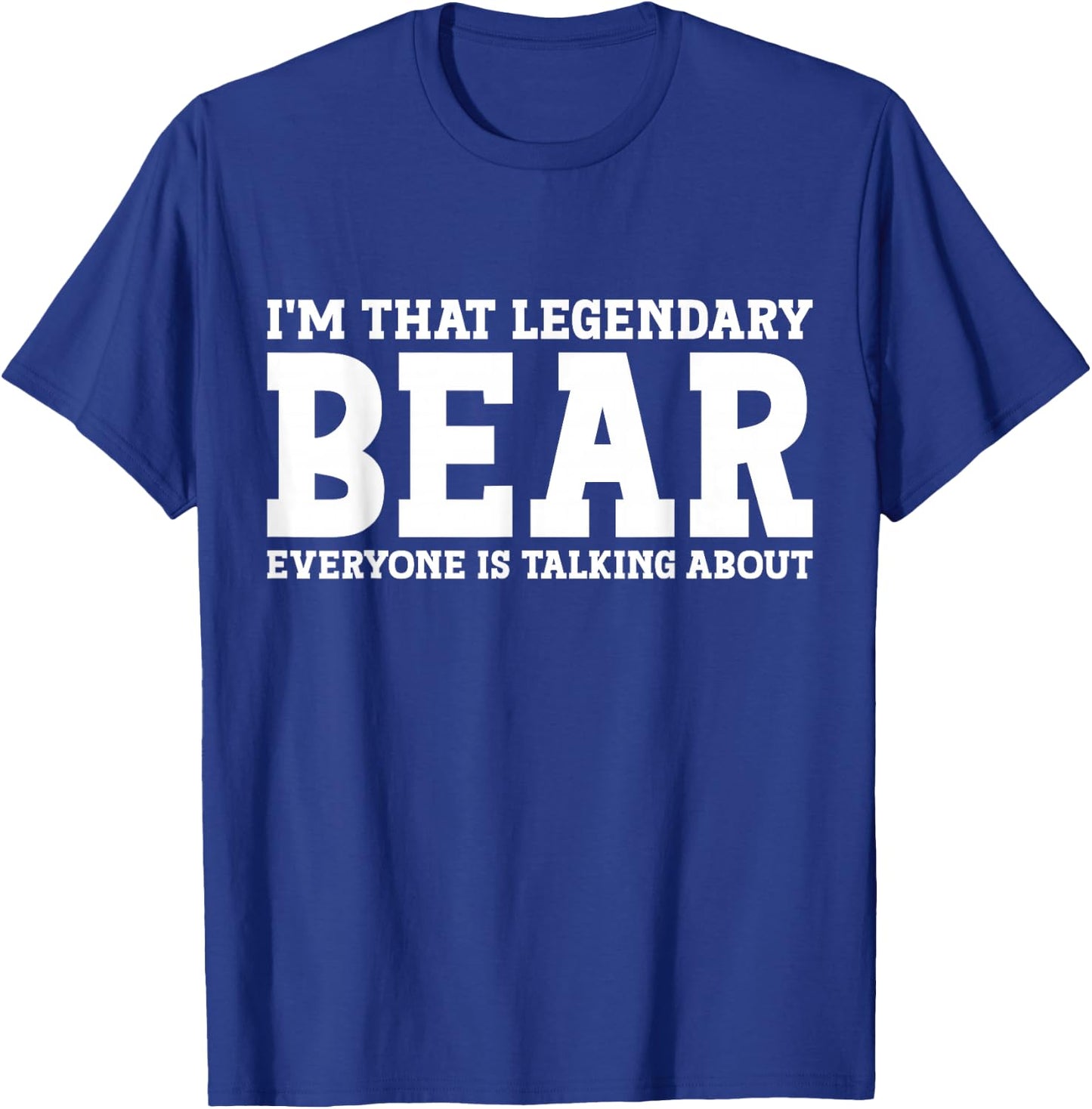 Bear Personal Name Funny Bear T-Shirt - T-Shirt | Royal