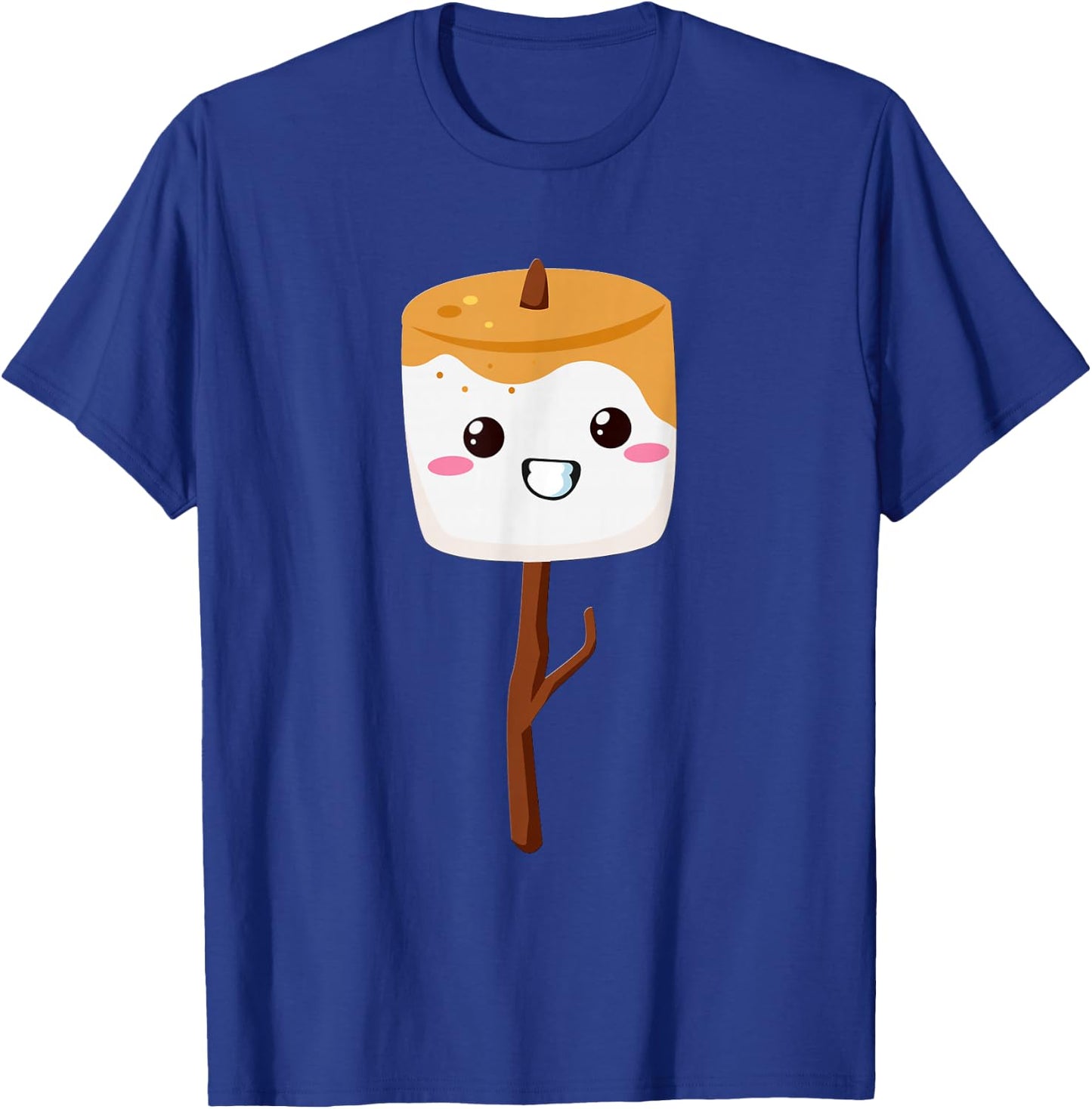 Kawaii Halloween Group Costume S'mores Marshmallow Sticks T-Shirt - T-Shirt | Royal