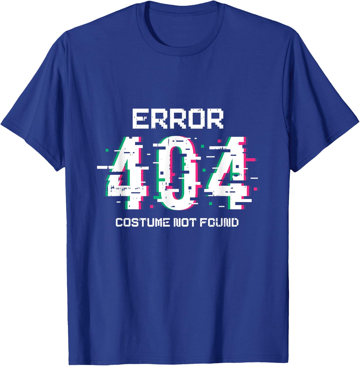 Error 404 Costume Not Found Halloween Funny Coding Coder T-Shirt - T-Shirt | Royal