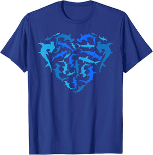 Hammerhead Shark Marine Biology Underwater Animal T-Shirt - T-Shirt | Royal