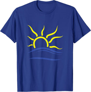 Naturist Symbol and Nudist Pendant Design T-Shirt - T-Shirt | Royal
