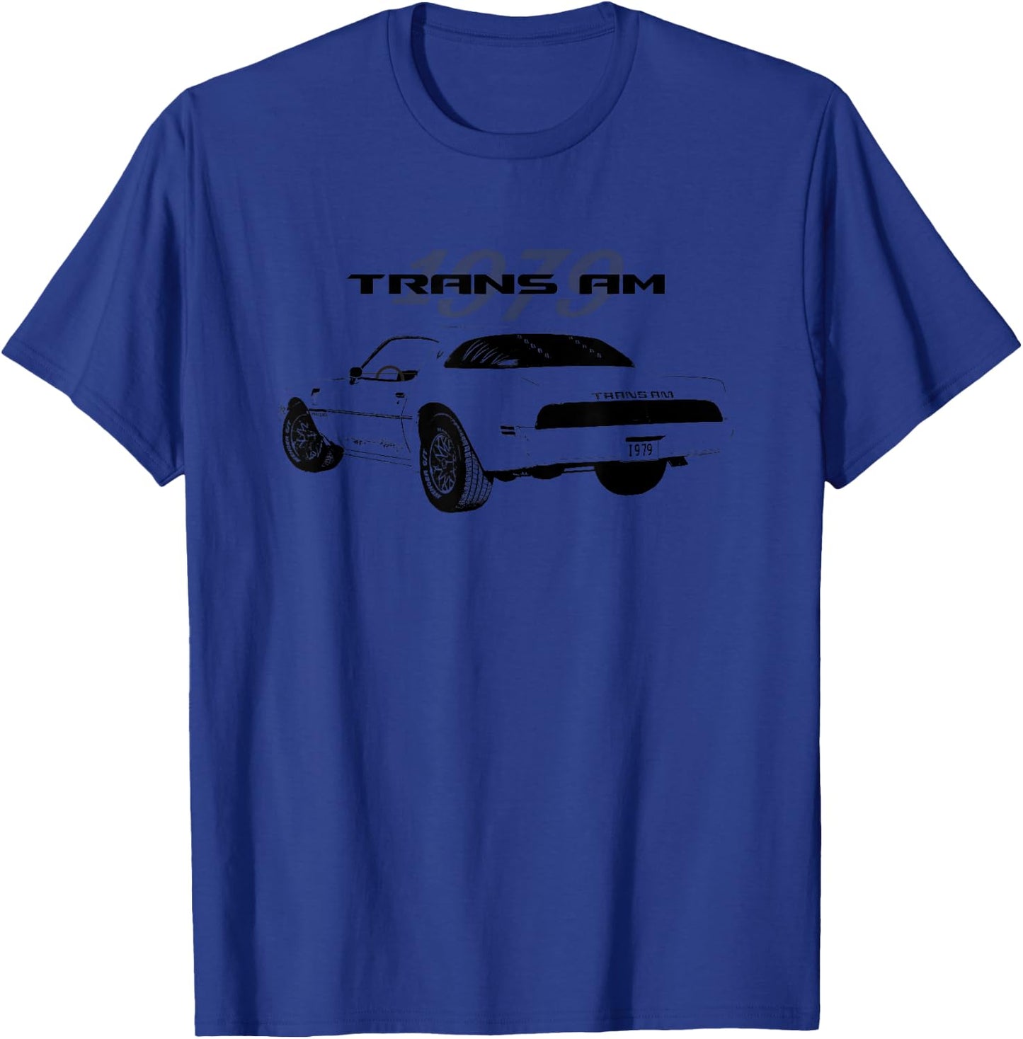 VINTAGE 1979 TRANS AM AMERICAN MUSCLE CARS, 70s CLASSIC CARS T-Shirt - T-Shirt | Royal