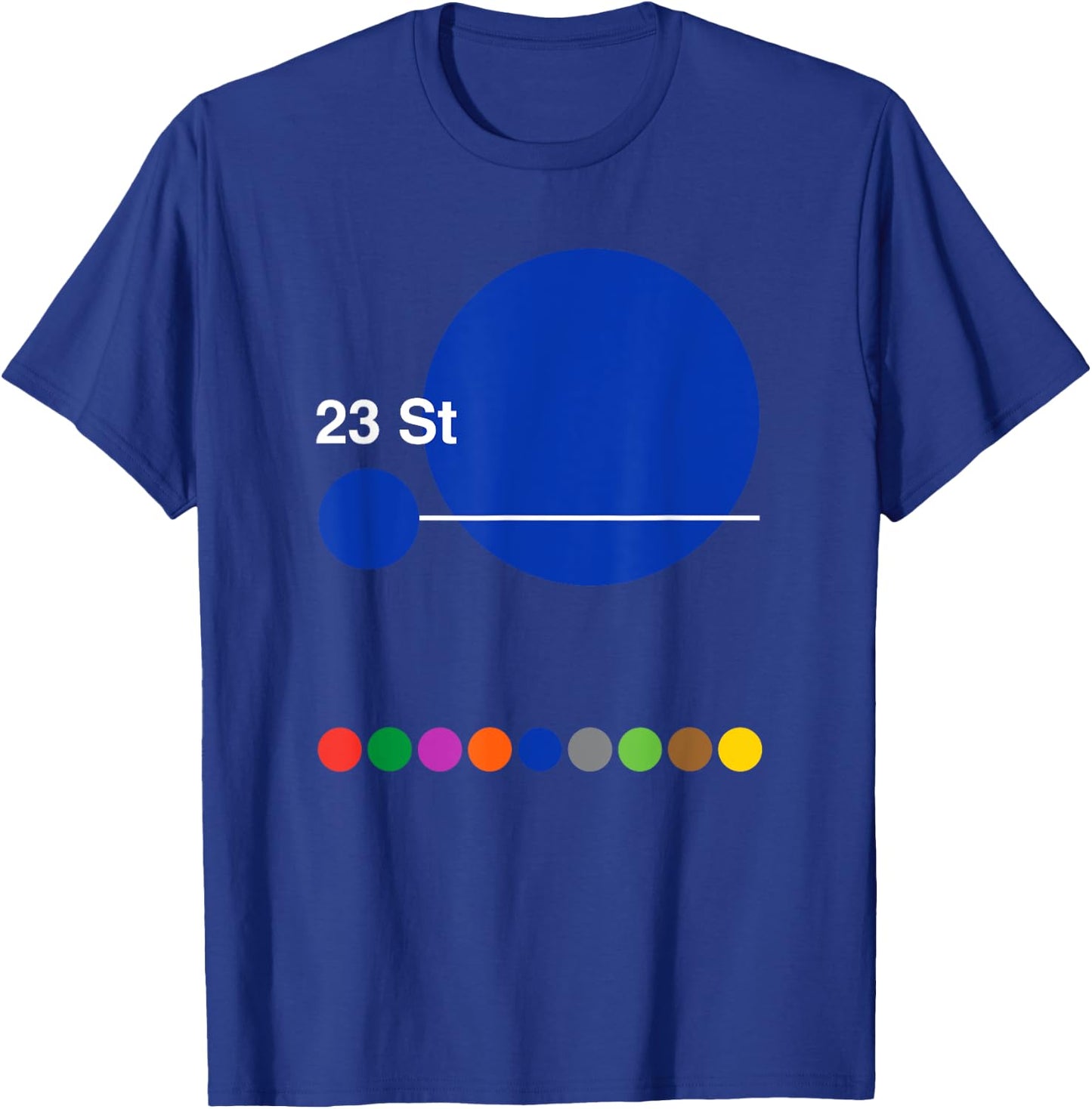 New York City 23rd Street T-Shirt - T-Shirt | Royal