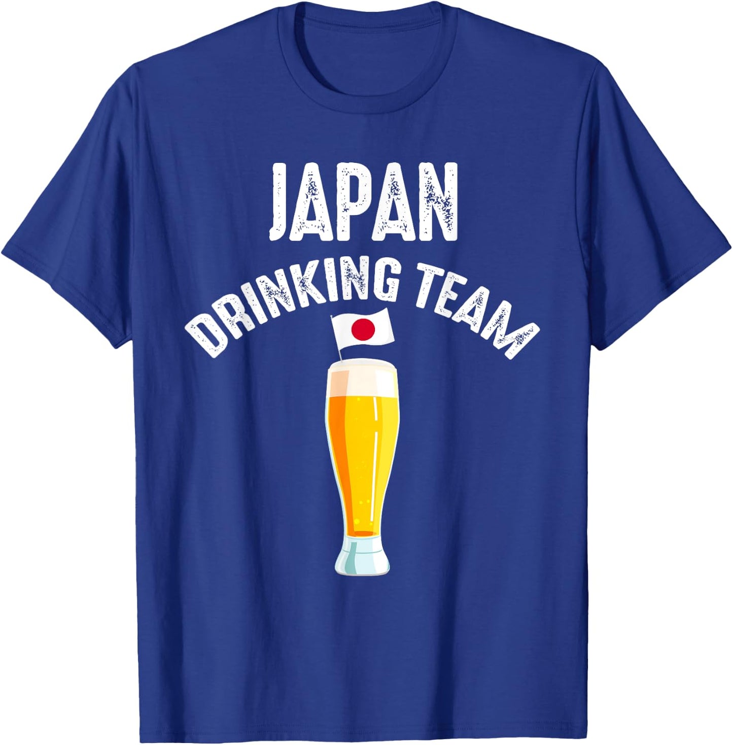 Japan Drinking Team Beer Drinking T-Shirt - T-Shirt | Royal