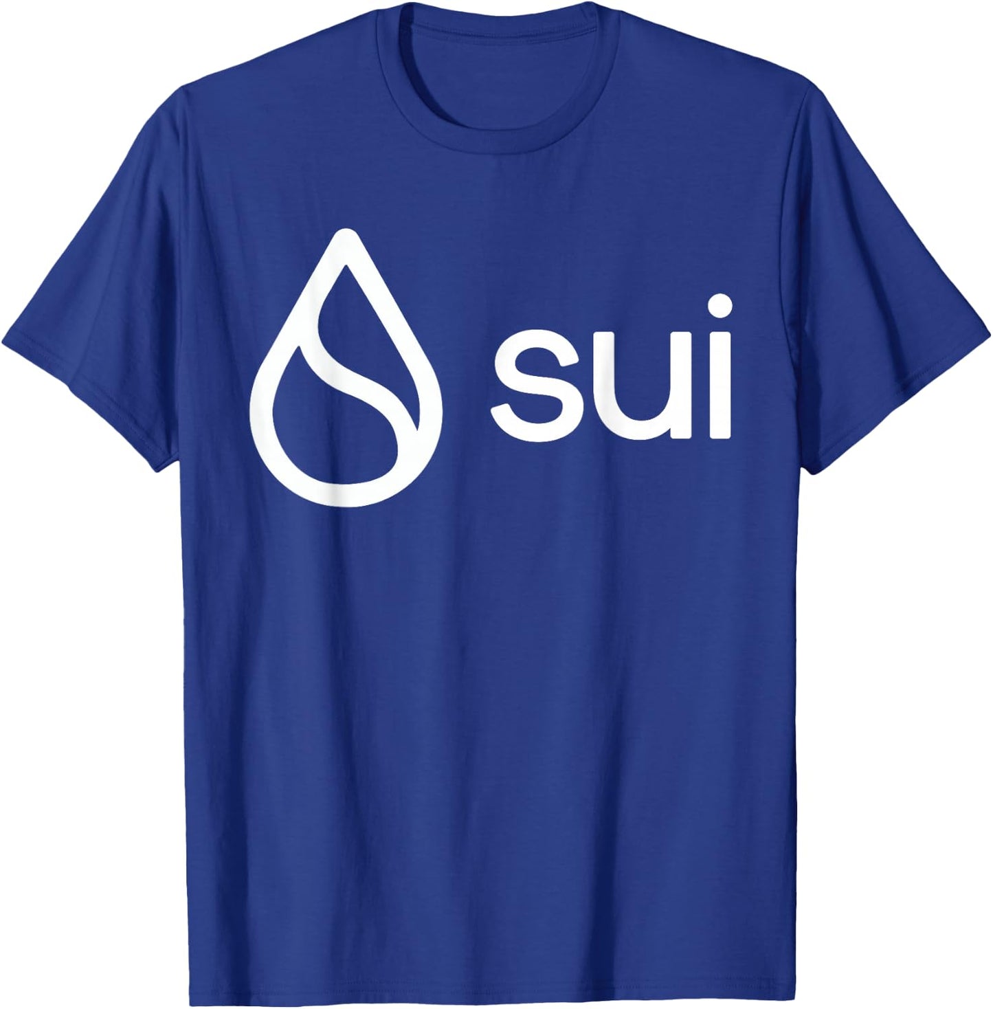 SUI Crypto Coin Fanboi Black Sui Coin Crypto Women's -Adults Small Classic Fit Short Sleeve T-Shirt - T-Shirt | Royal