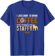 I Just Want To Drink Coffee and Snuggle My Staffy Dog Xmas Women Kids T-Shirt - T-Shirt | Royal