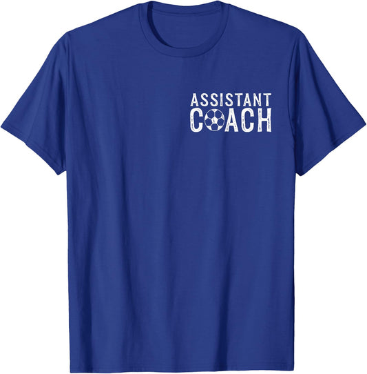Assistant Soccer Coach T-Shirt - T-Shirt | Royal