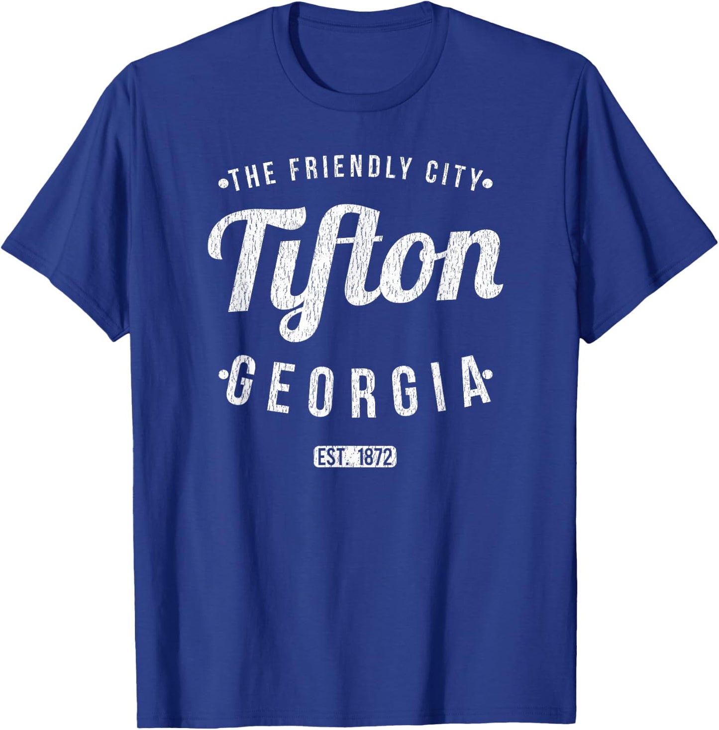 Tifton Georgia Retro Vintage Souvenir GA Tifton T-Shirt - T-Shirt | Royal
