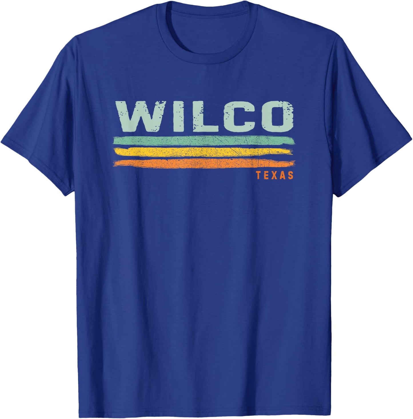 Vintage Stripes Wilco TX T-Shirt - T-Shirt | Royal