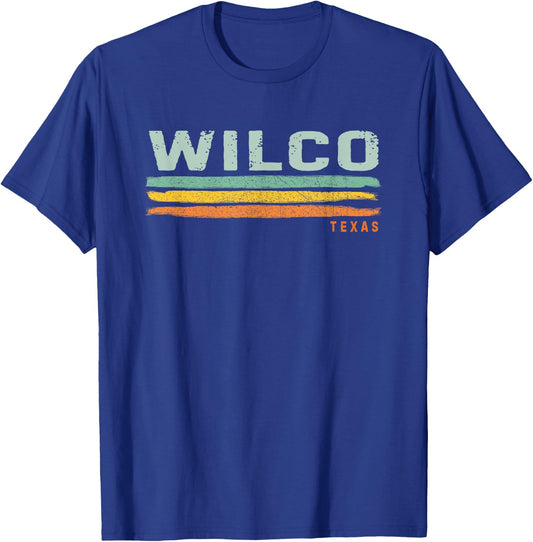 Vintage Stripes Wilco TX T-Shirt - T-Shirt | Royal
