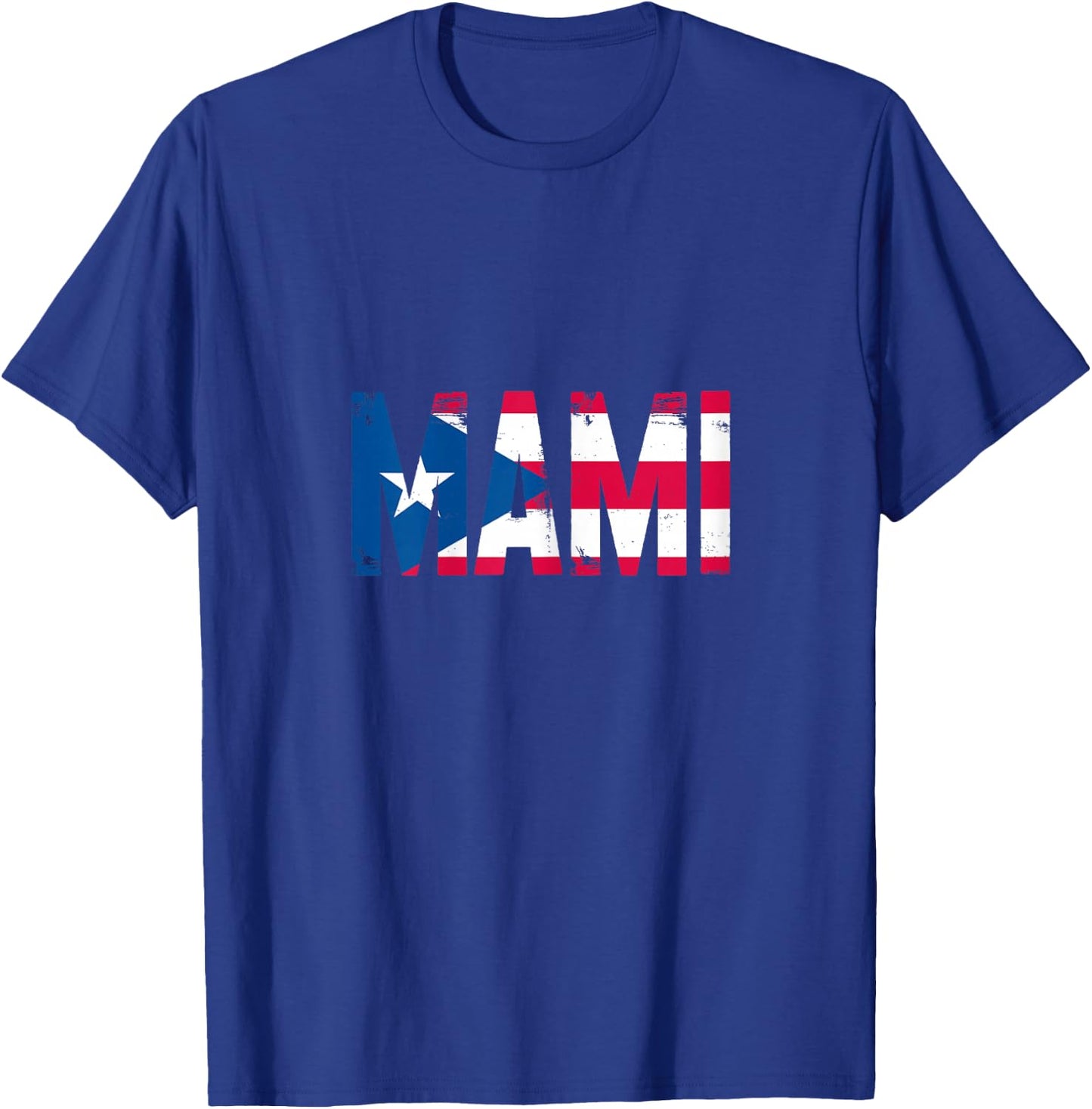 Mami Puerto Rican Mom Mommy Mother Puerto Rico Flag T-Shirt - T-Shirt | Royal